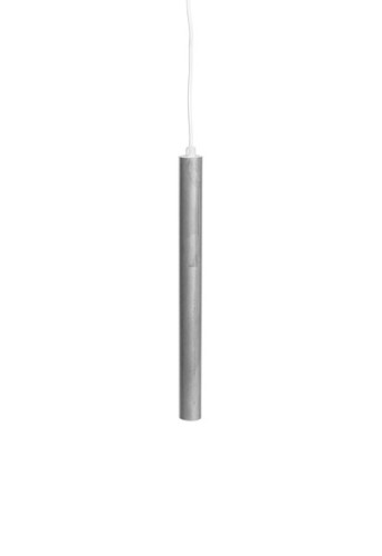 Szara lampa wisząca tuba Pipe One40 z żelaza NORR11