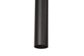 Czarna lampa sufitowa tuba Pipe Three56 z żelaza NORR11