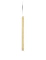 Mosiężna lampa wisząca tuba Pipe Three56 z mosiądzu NORR11