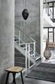 Lampa sufitowa Fishtrap czarna z bambusa MUUBS
