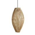 Duża lampa sufitowa Fishtrap naturalna z bambusa MUUBS