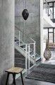 Lampa sufitowa Fishtrap M czarna z bambusa MUUBS