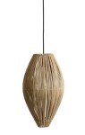 Lampa sufitowa Fishtrap M naturalna z bambusa - Muubs