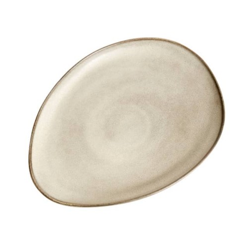 Ceramiczne talerze obiadowe Mame Oyster, 6 szt - Muubs