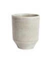Nowoczesny kubek z kamionki Ceto Soft Grey, 6 szt - Muubs