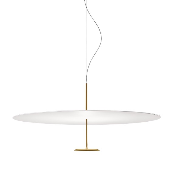 Duża lampa sufitowa wisząca Dot 800 mosiądz Led ze ściemniaczem LUMINA