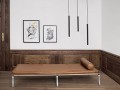 Czarna nowoczesna lampa sufitowa tuba Pipe Three56 z żelaza NORR11
