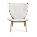 Fotel boucle Elephant Lounge, Natural Barnum Bouclé 01, tapicerowany front - NORR11