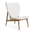 Fotel boucle Elephant Lounge, Natural Barnum Bouclé 01, tapicerowany front - NORR11