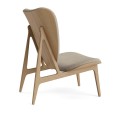 Fotel boucle Elephant Lounge, Natural Barnum Bouclé 03, tapicerowany front - NORR11