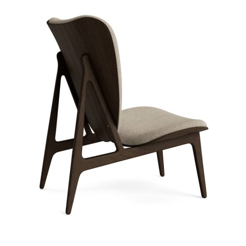 Fotel boucle Elephant Lounge, Dark Smoked Barnum Bouclé 03, tapicerowany front - NORR11