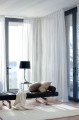 Zasłony lniane na taśmę 145x250 biały Dalsland White 1 szt HIMLA