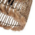 Lampa sufitowa z trawy do salonu i kuchni Abaca Bird Cage z trawy BAZAR BIZAR