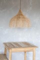 Abażur rattanowy do lampy wiszącej Whipped M, naturalny - Bazar Bizar