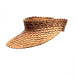 Naturalny daszek przeciwsłoneczny damski z bambusa i bawełny - Bazar Bizar