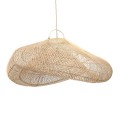 Abażur rattanowy do lamp sufitowych wiszących Cloud XXL, naturalny - Bazar Bizar