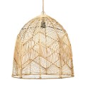 Ażurowy abażur rattanowy do lamp sufitowych Bala L, naturalny - Bazar Bizar