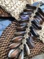 Brelok do kluczy Fishbone Natural Black BAZAR BIZAR