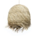 Abażur do lamp sufitowych Wicked z trawy alang alang naturalny - Bazar Bizar