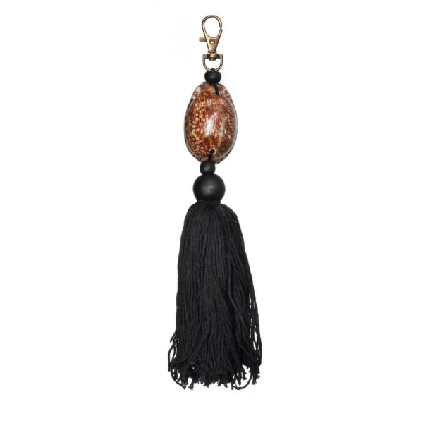 Breloczek do kluczy damski Sumbawa Black - Bazar Bizar