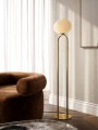Lampa stojąca podłogowa do salonu Shapes ze szklanym kloszem DESIGN FOR THE PEOPLE BY NORDLUX