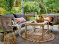 Stolik bambusowy ogrodowy Sole 90x60 - BLOOMINGVILLE