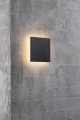 Lampy zewnętrzne ścienne czarny kinkiet zewnętrzny Artego Square NORDLUX