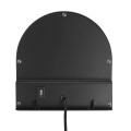 Czarny kinkiet lampa z portem USB do ładowania NORDLUX