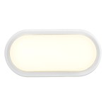 Kinkiet zewnętrzny led Cuba Oval  IP54, biały - Nordlux