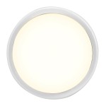 Okrągły kinkiet zewnętrzny led Cuba IP54, biały - Nordlux