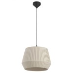 Lampa sufitowa Dicte 40 z beżowym plisowanym kloszem NORDLUX