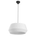 Elegancka lampa sufitowa Dicte 53 z białym plisowanym kloszem NORDLUX