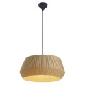 Lampa wisząca Dicte 53 z beżowym plisowanym kloszem NORDLUX