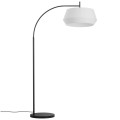 Lampa stojąca nowoczesna do salonu Dicte z białym plisowanym kloszem NORDLUX