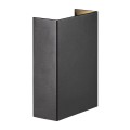 Nowoczesny kinkiet zewnętrzny Fold 10 Led czarny NORDLUX