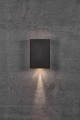 Nowoczesny kinkiet zewnętrzny Fold 15 Led czarny NORDLUX
