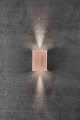 Mowoczesne oświetlenie zewnętrzne na dom Nowoczesny kinkiet zewnętrzny Fold 10 Led miedź NORDLUX