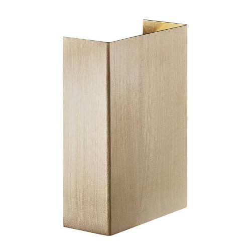 Nowoczesny kinkiet zewnętrzny Fold 10 Led mosiądz NORDLUX