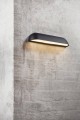 Lampy zewnętrzne elewacyjne czarny kinkiet zewnętrzny Front 36 z metalu NORDLUX