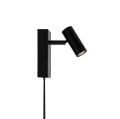 Lampa ścienna czarny kinkiet ścienny led Omari NORDLUX