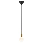 Złota mosiężna lampa sufitowa zwis pojedynczy przewód do abażurów wiszących Paco NORDLUX