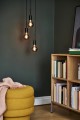 Czarna lampa sufitowa zwis potrójny Paco NORDLUX