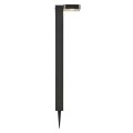 Lampa ogrodowa led solarna Rica Square z czujnikiem ruchu kolor czarny NORDLUX