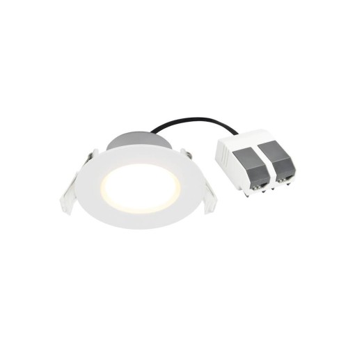 Oczko sufitowe do łazienki IP65 do zabudowy led Siege Downlight 1-kit białe NORDLUX