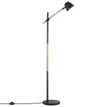 Lampa stojąca podłogowa Theo drewno jesion metal NORDLUX