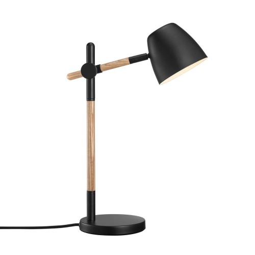 Lampa stołowa Theo drewno jesion metal NORDLUX