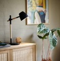 Lampa stojąca na komodę lampa stołowa Theo drewno jesion metal NORDLUX