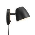 Lampa ścienna kinkiet Theo drewno jesion metal NORDLUX