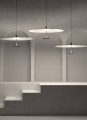 Duża lampa sufitowa wisząca Dot 800 mosiądz Led ze ściemniaczem LUMINA