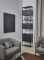 Duży nowoczesny obraz na ścianę dekoracja ścienna Rocha Black 80x100 na kanwie POMAX
